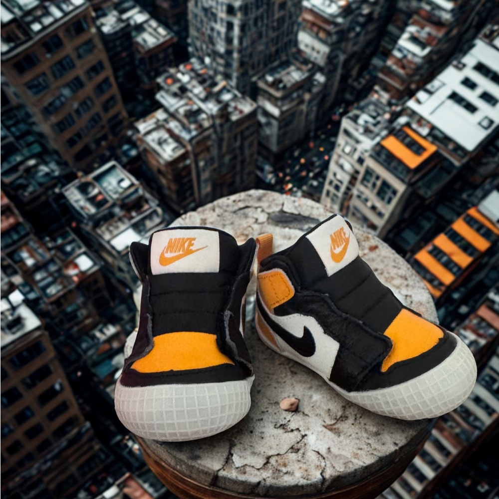 Jordan 1 — “Taxi” Baby Crib Bootie